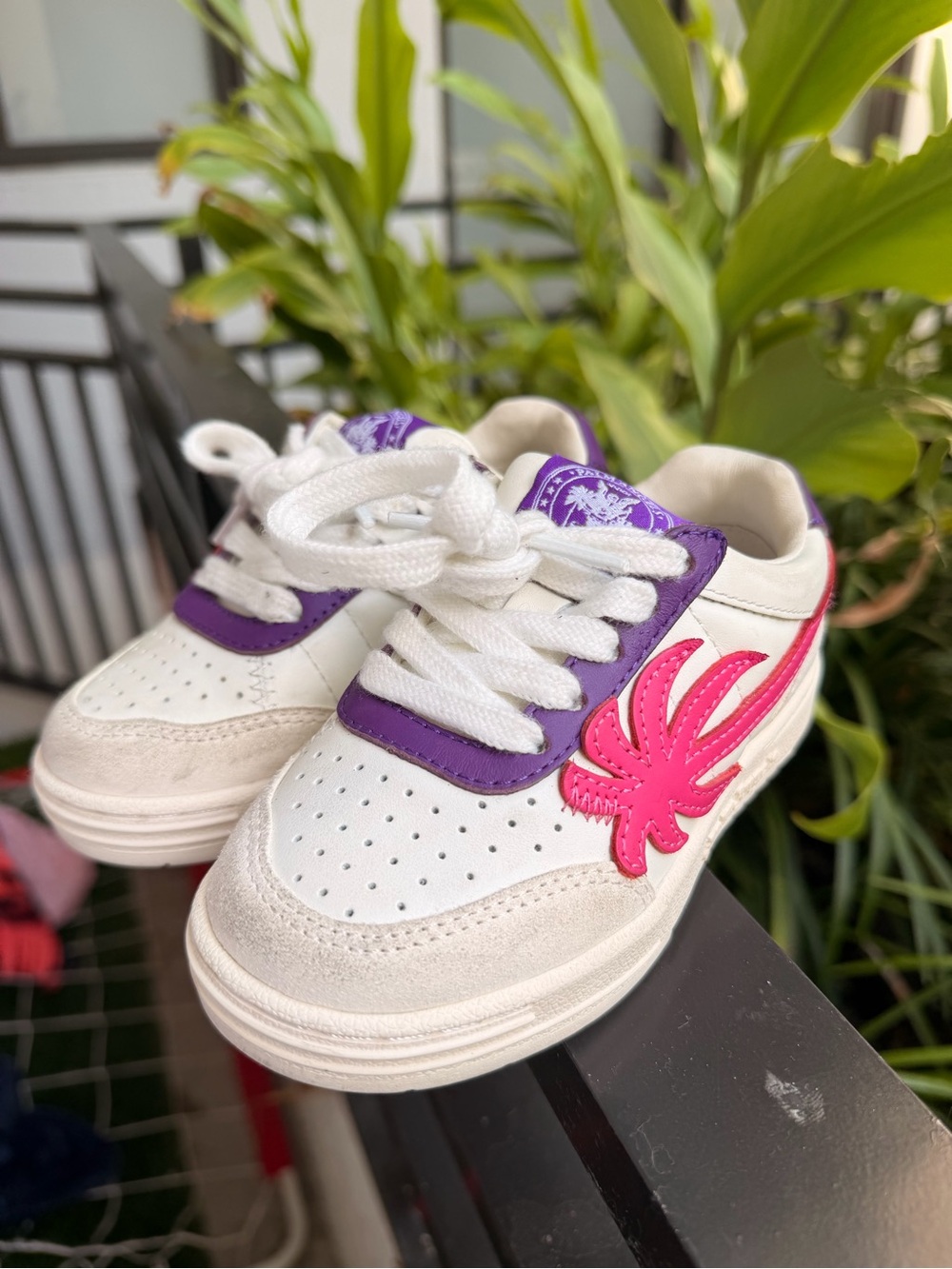 PALM ANGELS toddler girls Kids sneakers palms design  25 eur size 9 us size